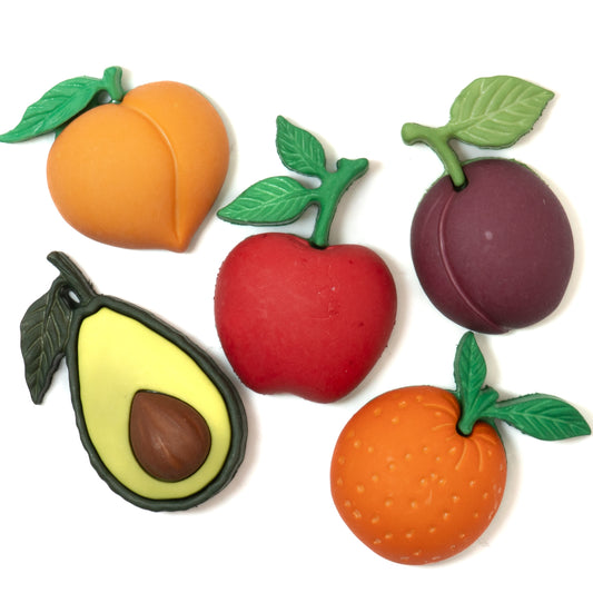 Farm Fresh Fruit Veggies Garden Themed Buttons