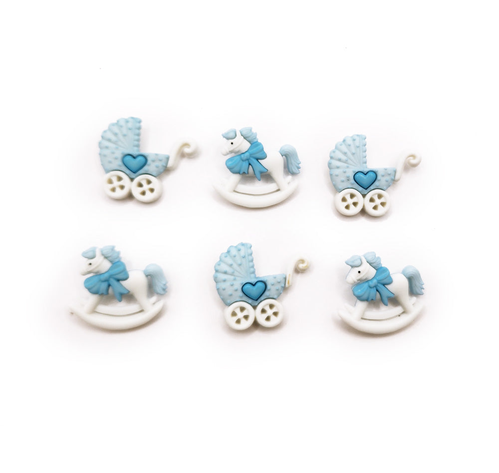 Horse and Buggy Boy Themed Embellishments