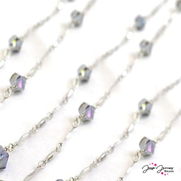 Regal Purple Beaded Chain