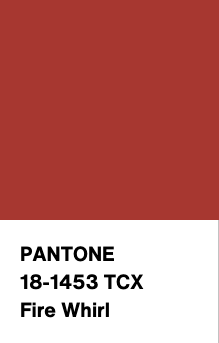 Pantone Bead Strand in Fire Whirl