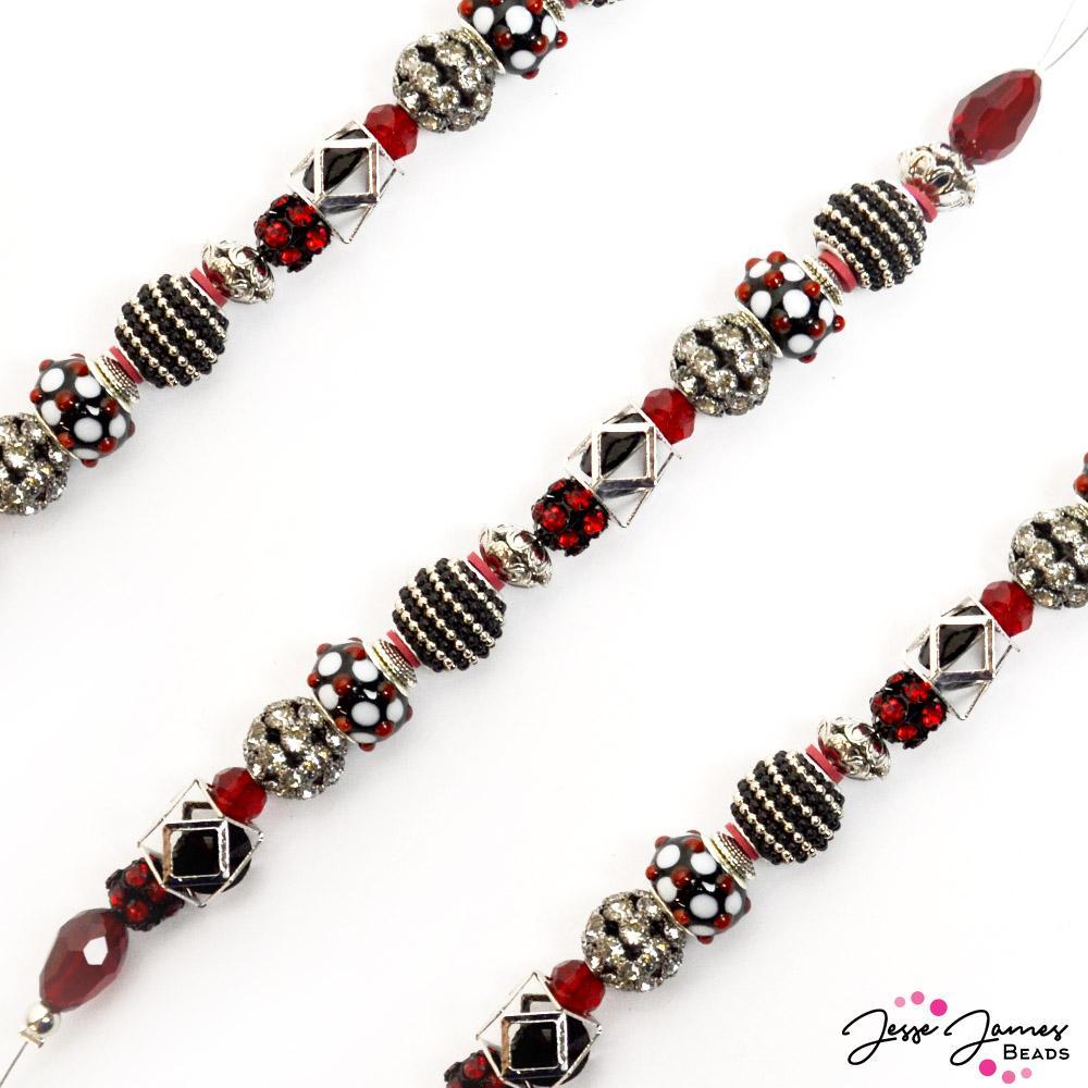 Bead Strand in Evening Fireworks