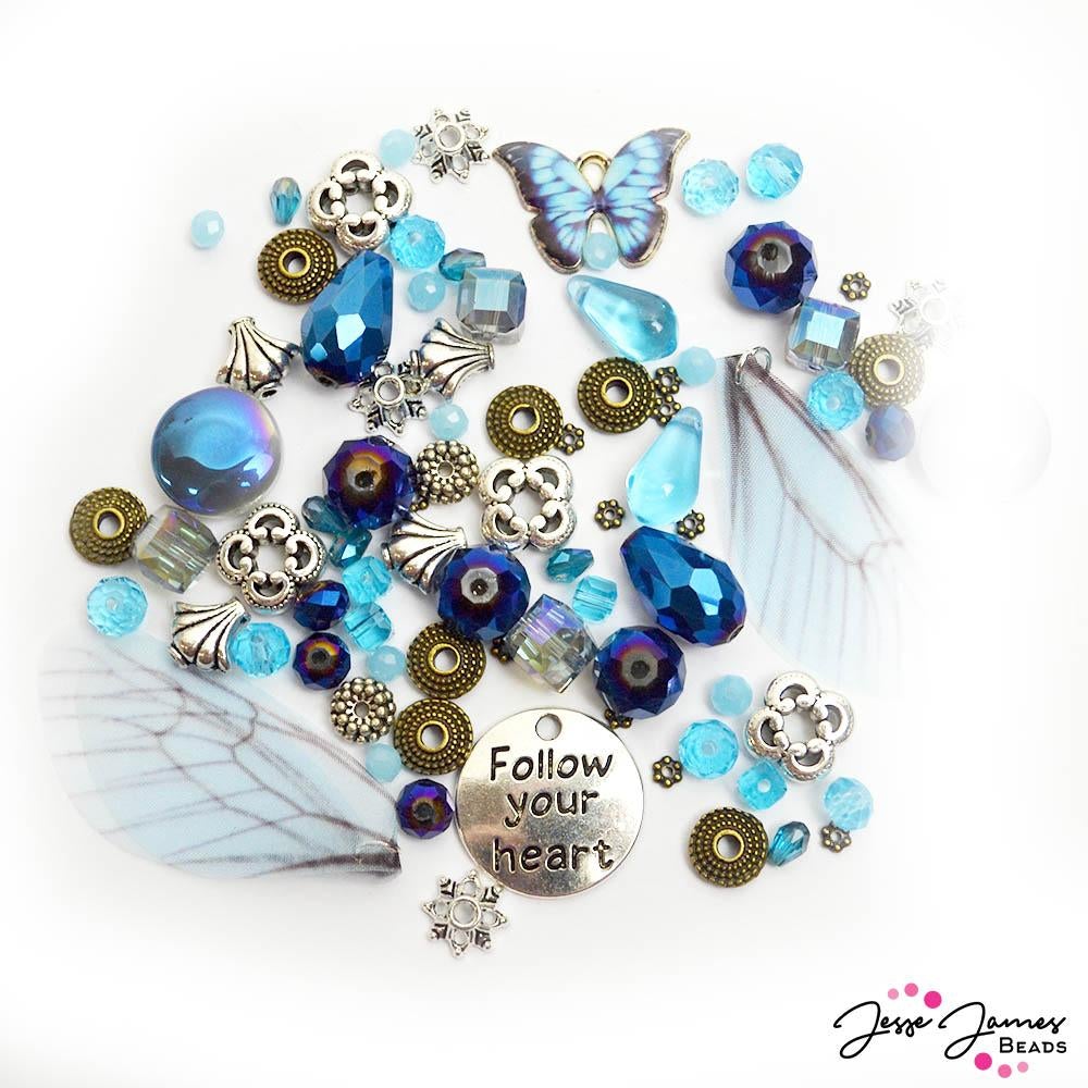 Butterfly Bead Mix in Follow Your Heart