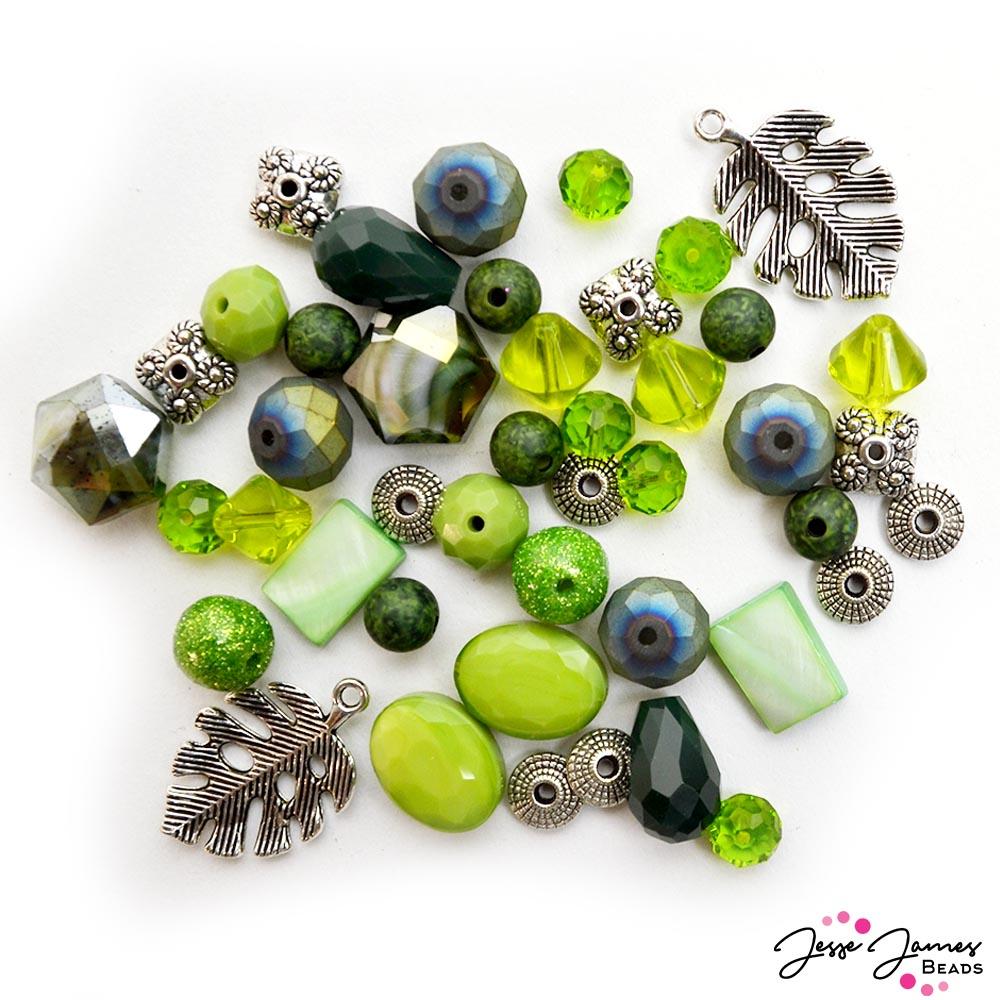 Color Trends Bead Mix in Rainforest - Jesse James Beads Color Trends Bead Mix in Rainforest - Jesse James Beads