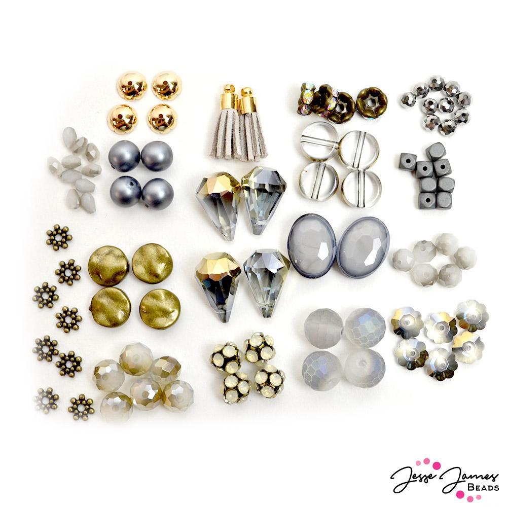 Mini Bead Mix in Earl Grey