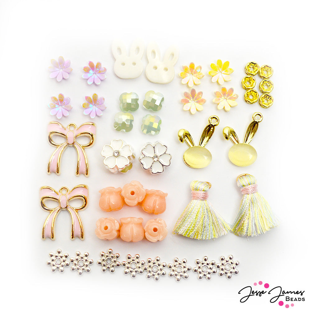 Design Elements Bead Mix in Bunny Basket