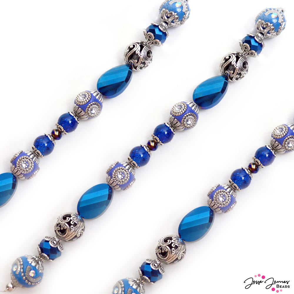 Pantone Bead Strand in Mykonos Blue