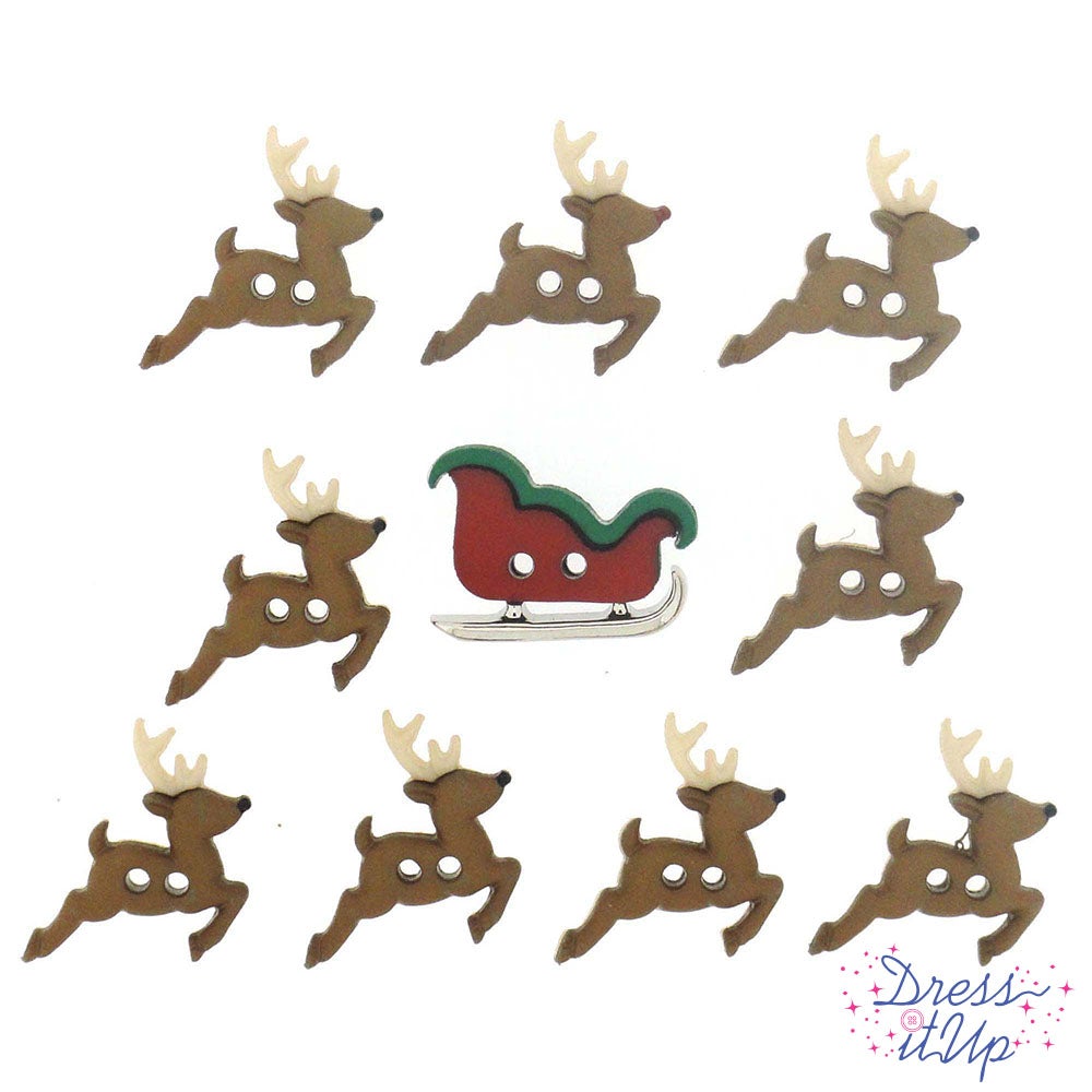 Sew Cute Reindeer and Sleigh