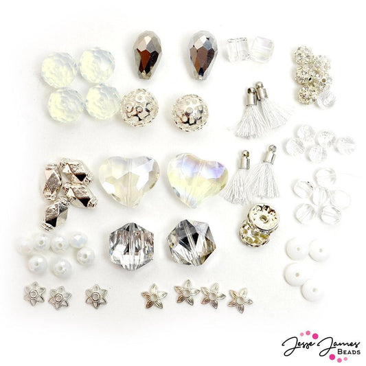 Mini Bead Mix in Sugar Crystal