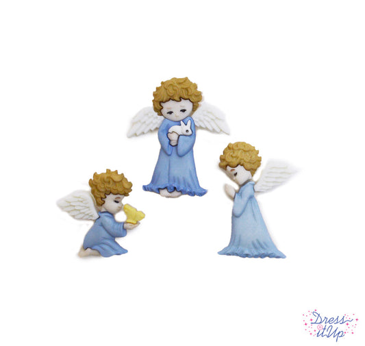 Cherished Angels Religious Themed Buttons