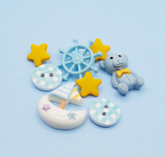 Ahoy, It's A Boy! Baby Shower Embellishments