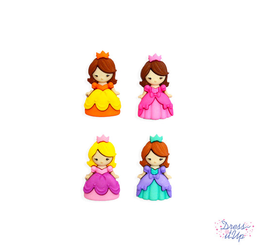 Belle Of The Ball Princess Themed Buttons