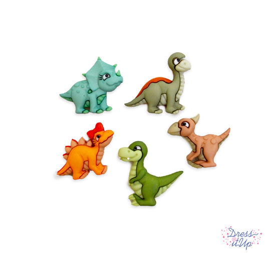 Stomp Chomp Roar Craft Buttons